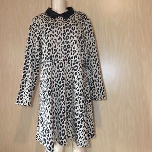 ANTHOLOGY CHEETAH DRESS LONG SLEEVE SIZE 18